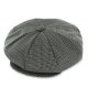 Wool Houndstooth Newsboy Cap